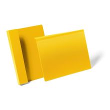 Durable documenthoes met vouw A4 liggend geel