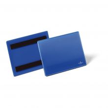 Durable documenthoes magnetisch A6 liggend blauw
