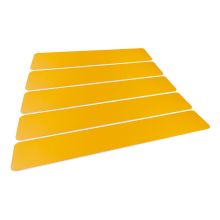 Durable vloermarkering zebrapad 1200x200x0.5mm geel