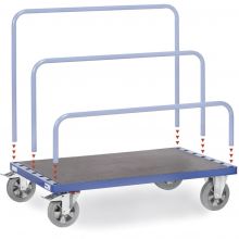Platenwagen 1200 kg exclusief insteekbeugels met laadvlak 1600x800 mm (lxb)