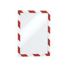 Durable Informatiekader DURAFRAME zelfklevend A4 rood/wit
