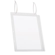 Durable documenthoes kabelbinders  waterbestendig A4 transparant