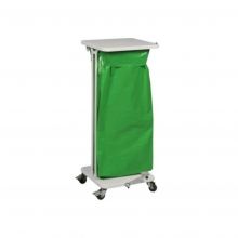 Afvalbak met deksel en voetpedaal 120 Liter Wit