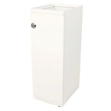 Modulaire Afvalbak met Deur en Zakhouder 55 Liter Wit