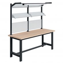 Werkbank Sofame multiplex 40mm 2000x750x840mm 1500kg Antraciet