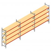 Voordeelrij grootvakstelling AR 2500x6230x600 mm (hxbxd) 4 niveaus