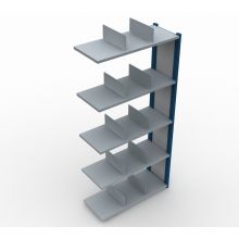 Aanbouwsectie gebruikte Nedcon legbordstelling 2000x970x500 mm (hxbxd) 5 niveaus