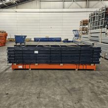 Voordeelpartij gebruikte Mecalux palletstelling 4000x18720x1100 mm (hxbxd) 2 niveaus