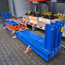 Voordeelrij gebruikte zware draagarmstelling Jungheinrich 2x 4200x2110x800 mm (hxbxd) 5 niveaus