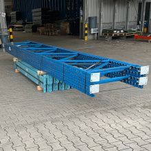 Voordeelpartij gebruikte Redirack palletstelling 6000x8420x900mm (hxbxd) 5 niveaus blauw