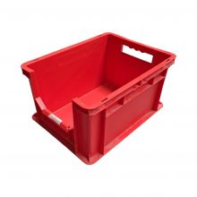 Gebruikte SSI Schaefer EF 4220 F1 magazijnbak, stapelbak 400x300x220 mm (lxbxh) rood