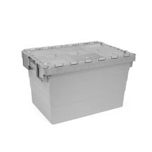 Begra distributiebak, transportbak 600x400x365 mm (lxbxh) grijs