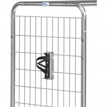 Flessenhouder  voor orderverzamelwagens van gelast draadgaas