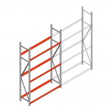 Bandenstelling grootvak AR 2500x1610x500mm (hxbxd) 3 niveaus beginsectie