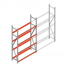 Bandenstelling grootvak AR 2500x1610x500mm (hxbxd) 4 niveaus beginsectie
