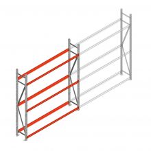 Bandenstelling grootvak AR 2250x2010x400mm (hxbxd) 3 niveaus beginsectie