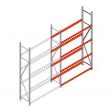 Bandenstelling grootvak AR 2500x1610x500mm (hxbxd) 4 niveaus aanbouwsectie
