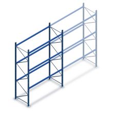 Gebruikte Stow palletstelling 4050x2700x1100mm (hxbxd) 3 niveaus beginsectie