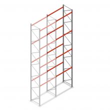 Palletstelling AR T2 8000x1850x1100mm (hxbxd) 4 niveaus 2530kg/niv aanbouwsectie