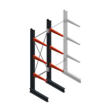 Medium draagarmstelling BR enkelzijdig 2500x750x600mm (hxbxd) 3 niveaus beginsectie 425/arm