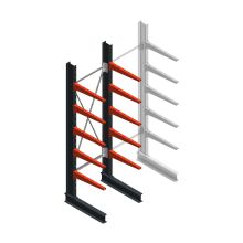 Medium draagarmstelling BR enkelzijdig 2500x750x600mm (hxbxd) 5 niveaus beginsectie 425/arm
