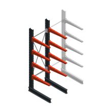 Medium draagarmstelling BR enkelzijdig 2500x750x800mm (hxbxd) 4 niveaus beginsectie 340/arm