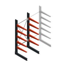 Medium draagarmstelling BR enkelzijdig 2500x1000x800mm (hxbxd) 5 niveaus beginsectie 340/arm