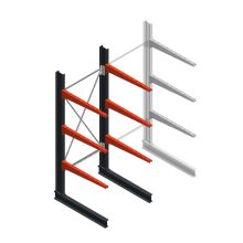Medium draagarmstelling BR enkelzijdig 2500x1000x1000mm (hxbxd) 3 niveaus beginsectie 175/arm