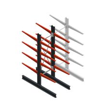 Medium draagarmstelling BR enkelzijdig 2500x750x800mm (hxbxd) 4 niveaus beginsectie 340/arm