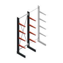 Medium draagarmstelling BR enkelzijdig 3000x1000x600mm (hxbxd) 4 niveaus beginsectie 290/arm