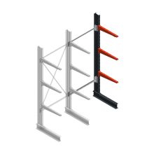 Medium draagarmstelling BR enkelzijdig 2500x1000x600mm (hxbxd) 3 niveaus aanbouwsectie 290/arm