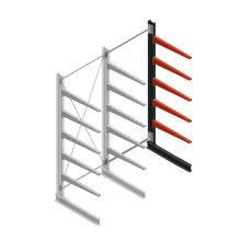 Medium draagarmstelling BR enkelzijdig 3000x1500x1000mm (hxbxd) 5 niveaus aanbouwsectie 275/arm