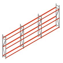 Voordeelrij bandenstelling grootvak AR 2250x6230x400mm (hxbxd) 3 niveaus