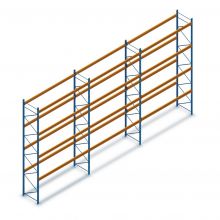 Voordeelrij gebruikte JH MPB palletstelling 6400x11200x1100 mm (hxbxd) 4 niveaus