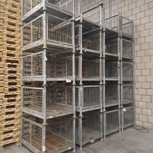 Gebruikte gitterbox 1300x900x870 mm (lxbxh) verzinkt