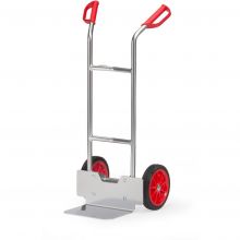 Aluminium steekwagen 150 kg 1150 mm met rubberbanden