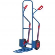 Inklapbare steekwagen 300 kg 1300 mm met luchtbanden