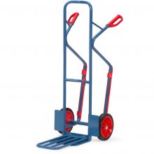 Inklapbare steekwagen 300 kg 1300 mm met rubberbanden en glijstrips