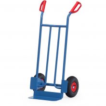 Stalen steekwagen 250 kg 1150 mm met luchtbanden