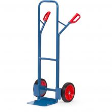 Stalen steekwagen 300 kg 1300 mm met rubberbanden