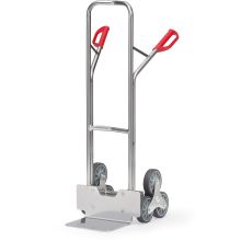 Trappensteekwagen aluminium 200 kg 1300 mm met 2 driearmige wielsterren