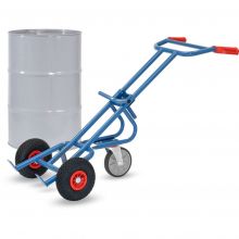 Vatensteekwagen 300 kg 1600 mm met luchtbanden en steun- zwenkwiel