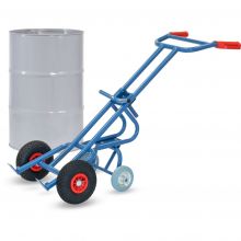 Vatensteekwagen 300 kg 1600 mm met luchtbanden en 2 steunwielen