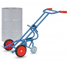 Vatensteekwagen 300 kg 1600 mm met rubberbanden en 2 steunwielen