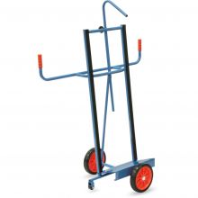 Platenwagen 400 kg 1450 mm met rubberbanden, profielrubber en valbeveiliging