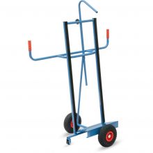Platenwagen 350 kg 1460 mm met luchtbanden, profielrubber en valbeveiliging