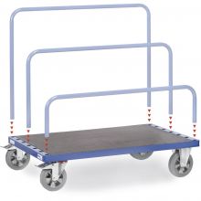 Platenwagen 1200 kg exclusief insteekbeugels met laadvlak 1200x800 mm (lxb)