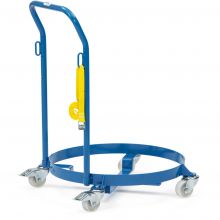 Vatenroller 250 kg doorsnee 610 mm met duwbeugel