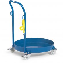 Vatenroller 250 kg doorsnee 630 mm met duwbeugel