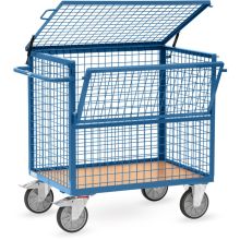 Bakwagen 600 kg 1000x700 met gaaswanden en deksel